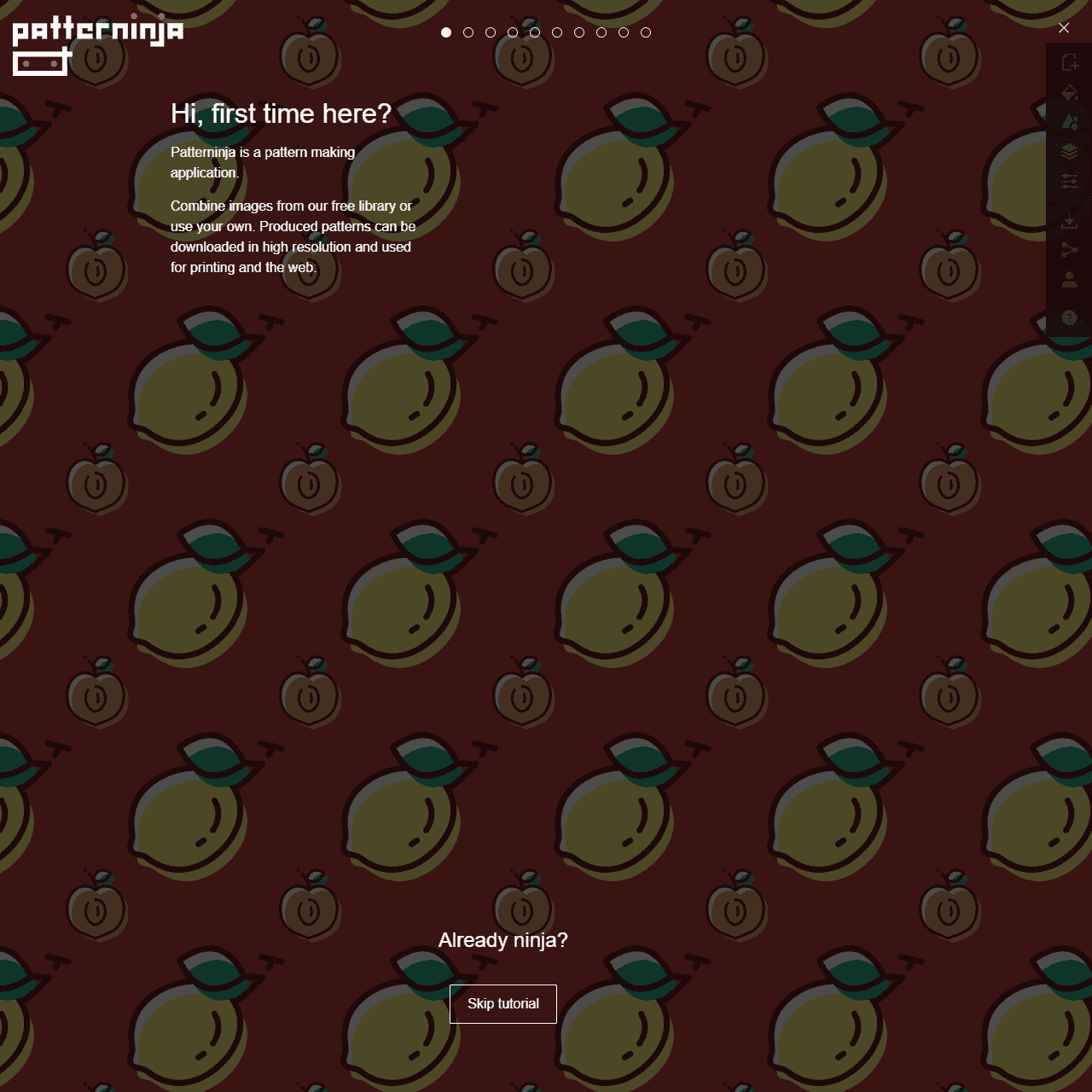 Patterninja – pattern making application