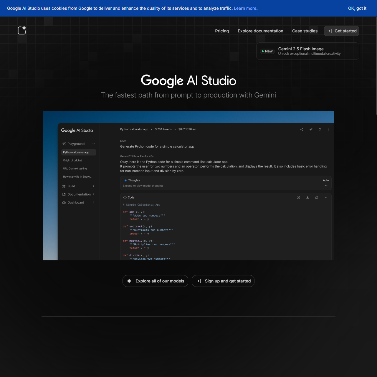Google AI Studio